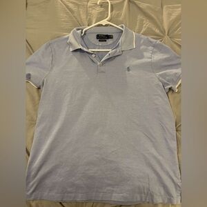Ralph Lauren Blue Polo Shirt Classic Design